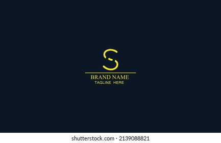 Abstrakte Symbole der S-Logo-Illustration