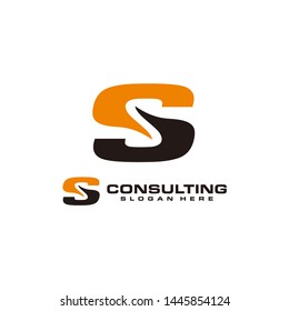 S logo initial letter design template vector illustration