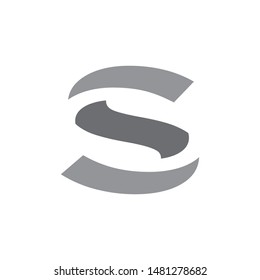 S logo initial letter design template vector illustration