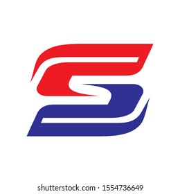 S logo initial letter design template vector illustration