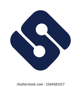 S logo initial letter design template vector illustration