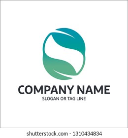 S logo leaves simple