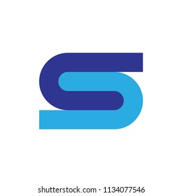 S logo letter design