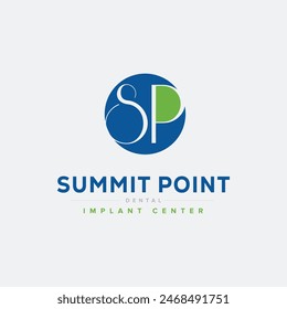 Logotipo S. Vector de diseño de letra S con elemento de diseño Color.Logos Plantilla de Ilustración vectorial de stock