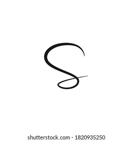 S Logo. S Letter Icon Design Vector Illustration.