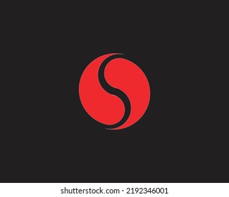 S logo letter icon template