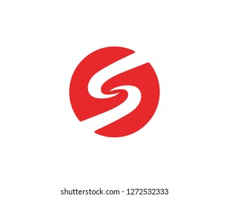 s logo letter vector