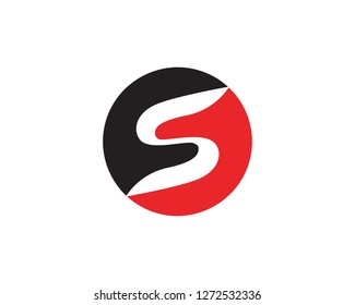 s logo letter vector