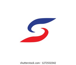 s logo letter vector