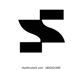 las letras del logotipo y los diseños del logotipo en monograma