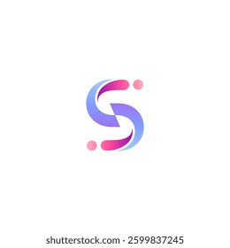S logo with modern vector design style with splash effect