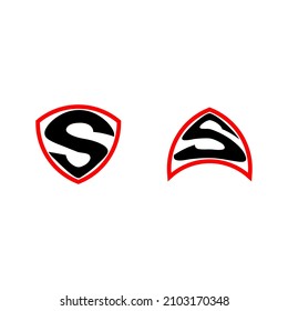 s logo with security Shaine for t-shirt, s brand logo, s business logo, and so on.
