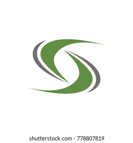 S logo, SS, SSS logo design template vector illustration
