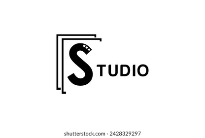 s logo studio film audio video symbol cine