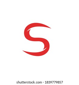 S logo and symbol icon design vector 
