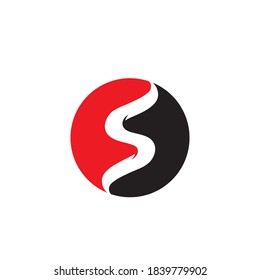 S logo and symbol icon design vector 