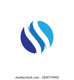 S-Logo und Symboldesign, Vektorgrafik 