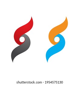 S logo and symbol vector business app