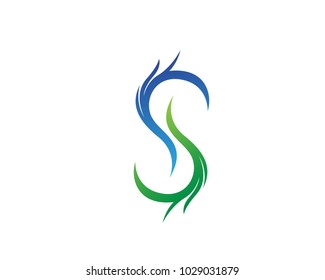 S logo and symbols template vector icons