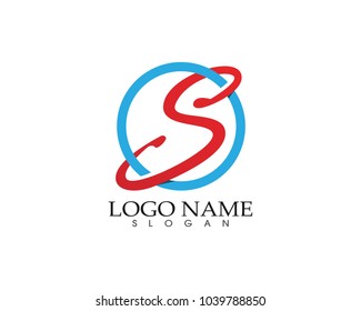 S logo and symbols template vector icons
