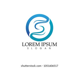 S logo and symbols template vector icons..