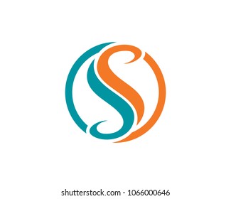 S logo and symbols template vector icons