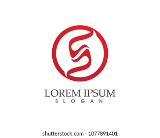 S logo and symbols template vector icons