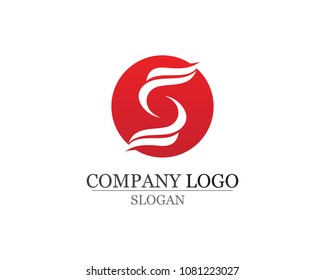 S logo and symbols template vector icons