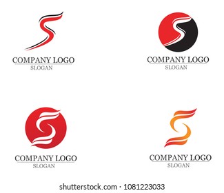 S logo and symbols template vector icons