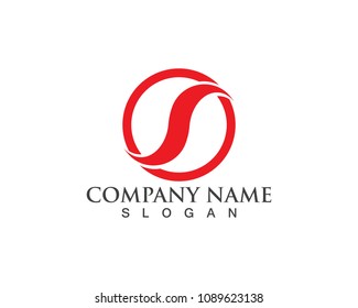 S logo and symbols template vector