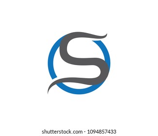 S logo and symbols template vector icons
