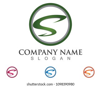 S logo and symbols template vector icons