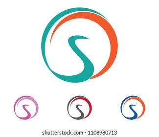 S logo and symbols template vector icons
