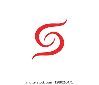 S logo and symbols template vector icons
