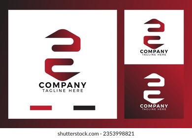 S logo template with color gradient