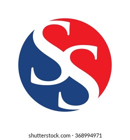 s and s logo vector.