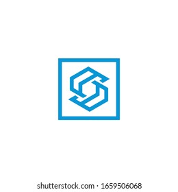 S logo vector icon download template