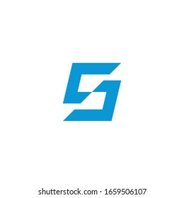 S logo vector icon download template