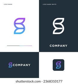 S Logo Vector Icon Illustration Design