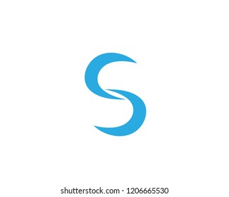 S logo vector template illustrator