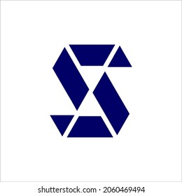 S logo vector template sign