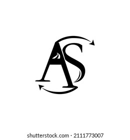 a s logo vector, a s travel logo icon
