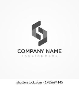 S Logos Geometric Logos Modern Simple Stock Vector (Royalty Free ...