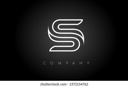 S Logo.S Letter Icon Design Vector Illustration.