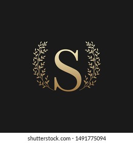 S Logo.S Letter Icon Design Vector Illustration.