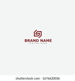 S Logo.S Letter Icon Design Vector Illustration.