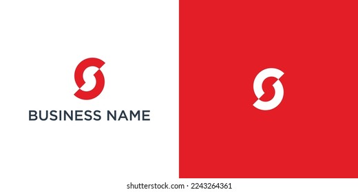 S Logo.S Letter Icon Design Vector Illustration.