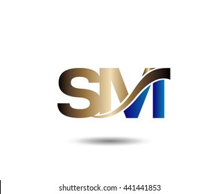 S and M logo vector
