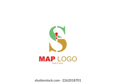 S map Letter Logo Vorlage für Ihr Branding.