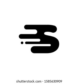 S Melted Logo Design. Melted Logo With Simple And Elegant Design